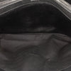 Saint Laurent Large Sheepskin Chevron Monogram Monochrome College Bag Secondhand