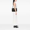 Saint Laurent Large Sheepskin Chevron Monogram Monochrome College Bag Secondhand