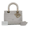 Secondhand Dior Medium Canvas Cannage Lady D Lite