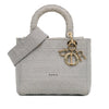 Secondhand Dior Medium Canvas Cannage Lady D Lite