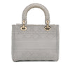 Secondhand Dior Medium Canvas Cannage Lady D Lite
