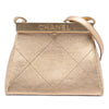 Chanel Small Calfskin Kiss Lock Frame Bag Secondhand