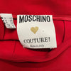 Moschino Red High Waist Trousers - '90s Second hand