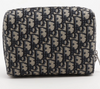 Christian Dior Wristlet Zip Pouch Oblique Canvas