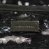 Sonia Rykiel Black and Gold Sequined Tote - 2000s Second hand