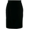 Yves Saint Laurent Black Silk Skirt - 90s Second hand