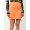 Gianni Versace Orange Wool Mini Skirt - '90s Second hand