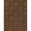 Romeo Gigli Brown Pattern Silk Tie - '90s Second hand