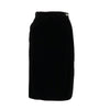 Gianni Versace Black Velvet Skirt - '90s Second hand