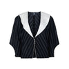 Ungaro Black Pinstriped Wool Blazer- '80s Second hand