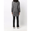 Chanel Black and White Wool Coat - 2010s Second hand