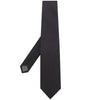 Gianfranco Ferré Black Embossed Silk Tie - '90s Second hand