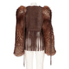 Dolce & Gabbana Brown Fur Jacket - 2000s Second hand