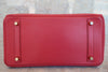 Hermes Birkin Handbag Red Courchevel with Gold Hardware