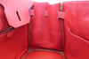 Hermes Birkin Handbag Red Courchevel with Gold Hardware