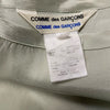 Comme des Garçons Pearl Grey Nylon Blouse - '90s Second hand