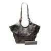 Secondhand Balenciaga Medium Metallic Crinkled Lambskin Le Cagole Carry All Tote