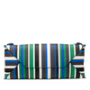 Secondhand Balenciaga Mini Leather Striped Papier A6 Zip Around Satchel