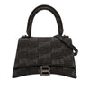 Secondhand Balenciaga Small BB Monogram Denim Hourglass Top Handle Bag