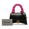 Secondhand Balenciaga Small Shiny Box Calfskin Hourglass Top Handle Bag