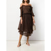 Romeo Gigli Brown Dress - '90s Second hand