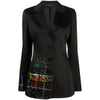 Gianfranco Ferré Black Silk Sequined Jacket - '90s Second hand