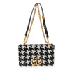 Christian Dior Caro Bag Macro-Houndstooth Fabric