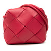 Secondhand Bottega Veneta Mini Lambskin Intrecciato Cassette Camera Bag