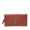 Secondhand Bottega Veneta Nappa Embossed Intrecciato Turn Lock Clutch