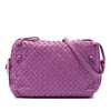 Secondhand Bottega Veneta Nappa Intrecciato Nodini Double Zip Crossbody