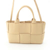 Secondhand Bottega Veneta Small Lambskin Maxi Intreccio Arco Tote