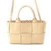 Secondhand Bottega Veneta Small Lambskin Maxi Intreccio Arco Tote