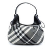 Secondhand Burberry Beat Check Nylon Brooklyn Hobo