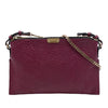 Secondhand Burberry Grain Check Embossed Leather Peyton Crossbody