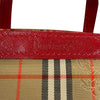 Secondhand Burberry Haymarket Check Canvas Tote