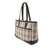 Secondhand Burberry House Check Canvas Tote