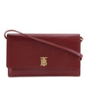 Secondhand Burberry Leather TB Wallet On Strap