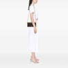Secondhand Burberry Metallic Woven Calfskin and Suede Flap
