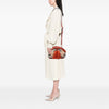 Secondhand Burberry Prorsum Haymarket Check Coated Canvas Brogue Tassel Crossbody