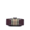 Secondhand Burberry Small Haymarket Check Nylon and Leather Dickens Crossbody