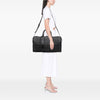 Secondhand Burberry Smoke Check Coated Canvas Holdall Barrel Duffle Bag