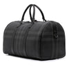 Secondhand Burberry Smoke Check Coated Canvas Holdall Barrel Duffle Bag