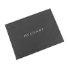 Secondhand Bvlgari Grained Calfskin Logo Clip Key Case