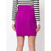 Gianfranco Ferré Fuchsia Suede Skirt - '80s Second hand