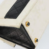 Chanel Vintage Trapezoid CC Flap Bag Leather