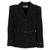 Karl Lagerfeld Black Wool Jacket - 2000s Second hand