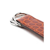 Hermès Brown Crocodile Leather Key Ring - 2000s Second hand