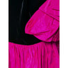 Yves Saint Laurent Black and Fuchsia Skirt - '80s Second hand