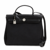 Hermes Herbag Zip Leather and Toile