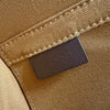 Secondhand Celine Medium Raffia and Calfskin Triomphe Tambour Crossbody